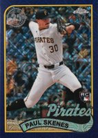 2024 Topps Silver Pack 1989 Chrome Promo #21 Paul Skenes Update-Purple Refractor Baseball Card