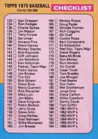 1975 Topps #257 Checklist 133-264 Baseball Card