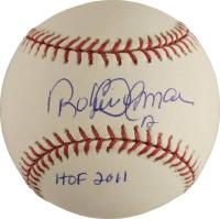 1999 Hall of Fame Autographs # Roberto Alomar Ball Baseball Card