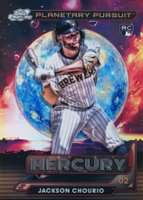 2024 Topps Chrome Cosmic Planetary Pursuit #9 Jackson Chourio Mercury Baseball Card