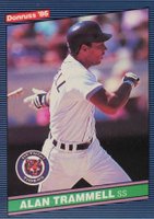 1986 Donruss #171 Alan Trammell Baseball Card