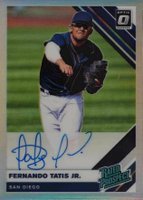 2019 Panini Donruss Optic Rated Prospects Signatures #FT Fernando Tatis Jr. Holo Baseball Card
