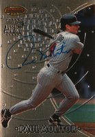 1997 Bowman's Best #33 Paul Molitor Autograph Baseball Card