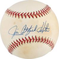 1999 Hall of Fame Autographs # Catfish Hunter Ball Baseball Card