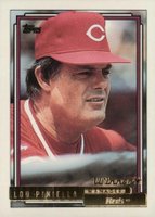 1992 Topps Gold #321 Lou Piniella Winner Baseball Card