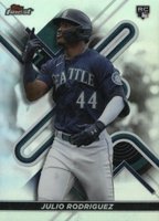 2022 Topps Finest #23 Julio Rodriguez Refractor Baseball Card