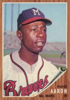 1962 Topps #320 Hank Aaron Baseball Card