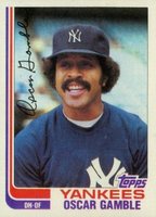 1982 Topps #472 Oscar Gamble Baseball Card