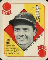 1951 Topps Red Backs #28 Elmer Valo Baseball Card