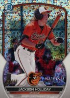 2023 Bowman Chrome National #28 Jackson Holliday Sparkle Baseball Card