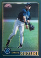 2001 Topps Chrome Traded #T266 Ichiro Suzuki Retrofractor Baseball Card