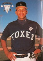 1994 Action Packed Scouting Report #55 Alex Rodriguez Diamond Franchise Baseball Card