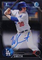 2016 Bowman Draft Chrome Draft Picks Autographs #CDAWS Will Smith Black Refractor Baseball Card