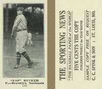 1916 Sporting News #148 Nap Rucker Baseball Card
