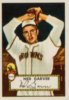 1952 Topps #212 Ned Garver Baseball Card