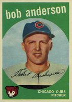 1959 Topps #447 Bob Anderson Baseball Card