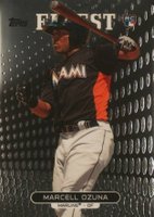 2013 Finest #58 Marcell Ozuna Baseball Card