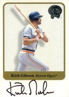 2001 Fleer Greats # Kirk Gibson Autographed Baseball Card