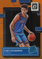 2022 Panini Donruss Optic #208 Chet Holmgren Orange Basketball Card