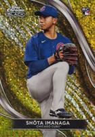 2024 Topps Chrome Black #43 Shota Imanaga Gold Mini Diamond Baseball Card
