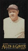 2020 Topps Allen & Ginter #383 Babe Ruth Mini-Stained Glass Baseball Card