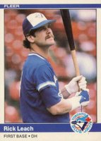 1984 Fleer Update #U-71 Rick Leach Baseball Card
