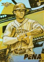 2022 Topps Fire #71 Jeremy Pena Gold Minted Baseball Card
