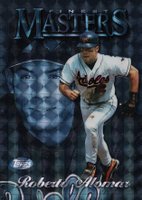 1997 Finest Embossed #111 Roberto Alomar Refractor Baseball Card