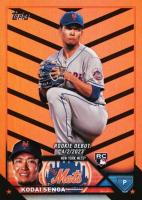 2023 Topps Update #US20 Kodai Senga Orange & Black Foil Baseball Card