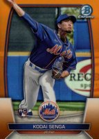 2023 Bowman Chrome #77 Kodai Senga Orange Baseball Card