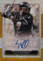 2020 Topps Five Star Autographs #FSALR Luis Robert Gold Baseball Card