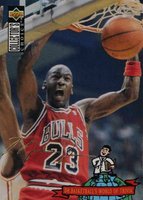 1994 Collector's Choice International #402 Michael Jordan German-Gold Signature Basketball Card