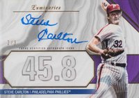 2022 Topps Luminaries Masters of the Mound Autographs #MOMSC Steve Carlton Purple Baseball Card