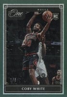 2019 Panini One and One #119 Coby White Green Basketball Card