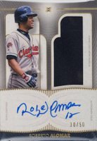 2021 Topps Definitive Autographed Relic #RA2 Roberto Alomar Baseball Card