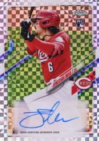 2021 Topps Chrome Update Autographs #JI Jonathan India X-Fractor Baseball Card