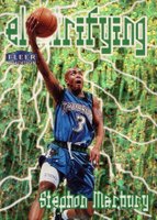 1998 Fleer Tradition Electrifying #8 Stephon Marbury Basketball Card
