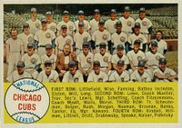 1958 Topps #327 Chicago Cubs Baseball Card