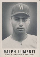 1960 Leaf #130 Ralph Lumenti Baseball Card
