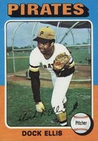 1975 Topps #385 Dock Ellis Baseball Card