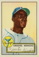 1952 Topps #195 Orestes Minoso Baseball Card