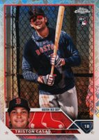 2023 Topps Chrome Logofractor Edition #174 Triston Casas SP Baseball Card