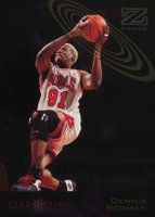 1997 Skybox Z-Force Star Gazing #12 Dennis Rodman Basketball Card