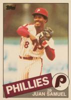 1985 Topps Tiffany #265 Juan Samuel Baseball Card