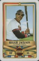 1982 Perma-Graphics All-Star Credit Cards # Reggie Jackson Baseball Card