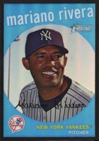 2008 Topps Heritage Chrome #C156 Mariano Rivera Black Refractor Baseball Card