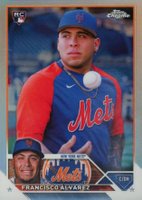 2023 Topps Chrome #203 Francisco Alvarez SP Baseball Card