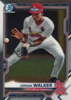 2021 Bowman Chrome Prospects #BCP236 Jordan Walker Baseball Card