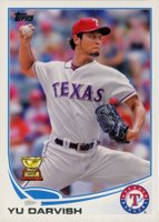 2013 Topps #11 YU Darvish Red Hat Baseball Card