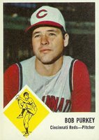 1963 Fleer #35 Bob Purkey Baseball Card